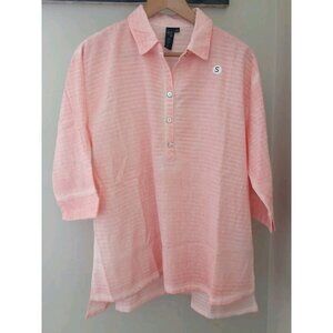 New Focus Popover Waffle Textured Blouse